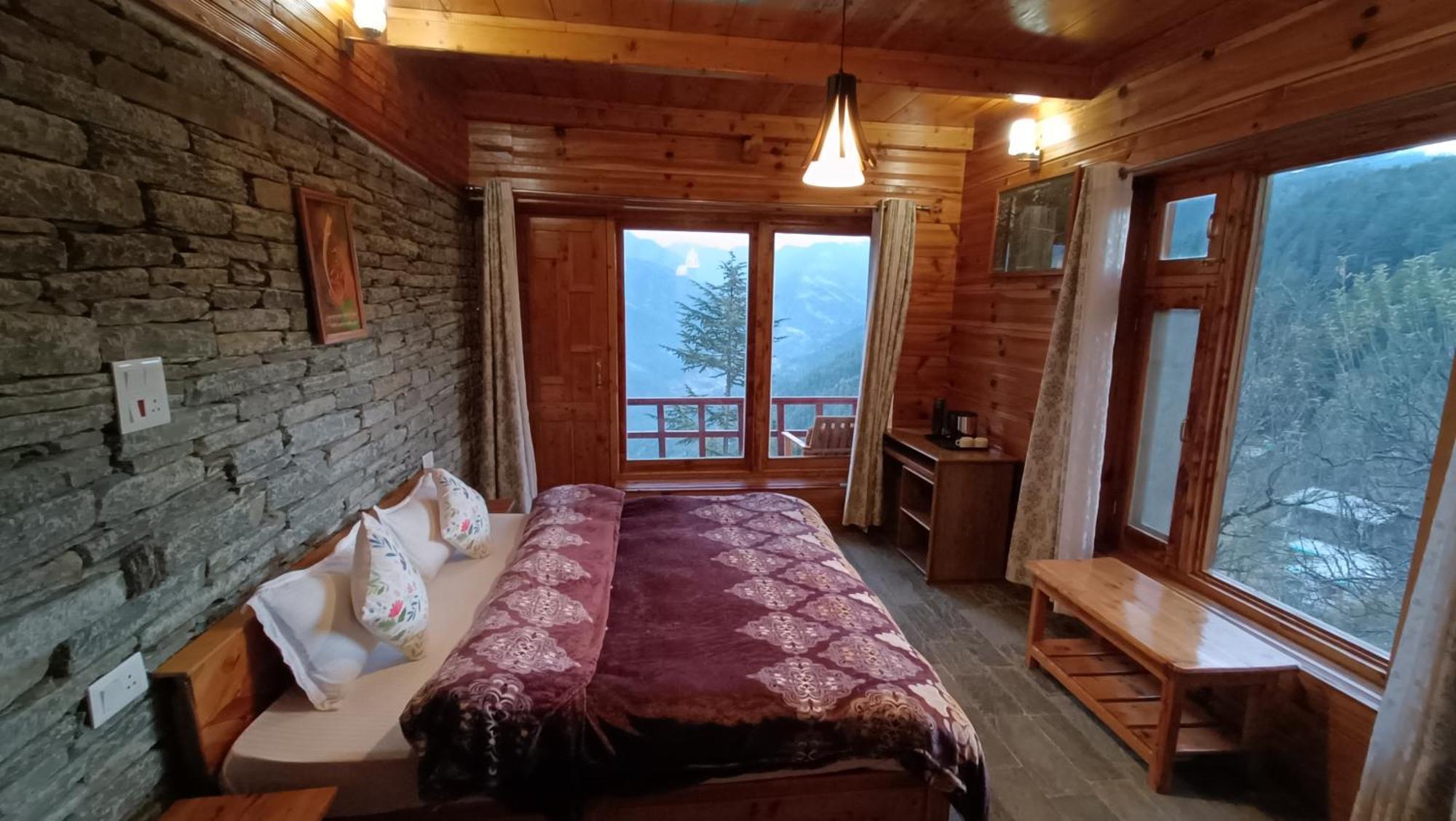 Ishan Log Huts-A Boutique Home Stay Banjār Exterior foto